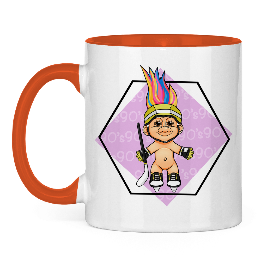 Tasse zweifarbig HOCKEYTROLL