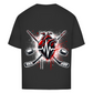 Oversize T-Shirt HOCKEY HEARTBEAT (back)