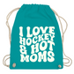Turnbeutel I LOVE HOCKEY & HOT MOMS