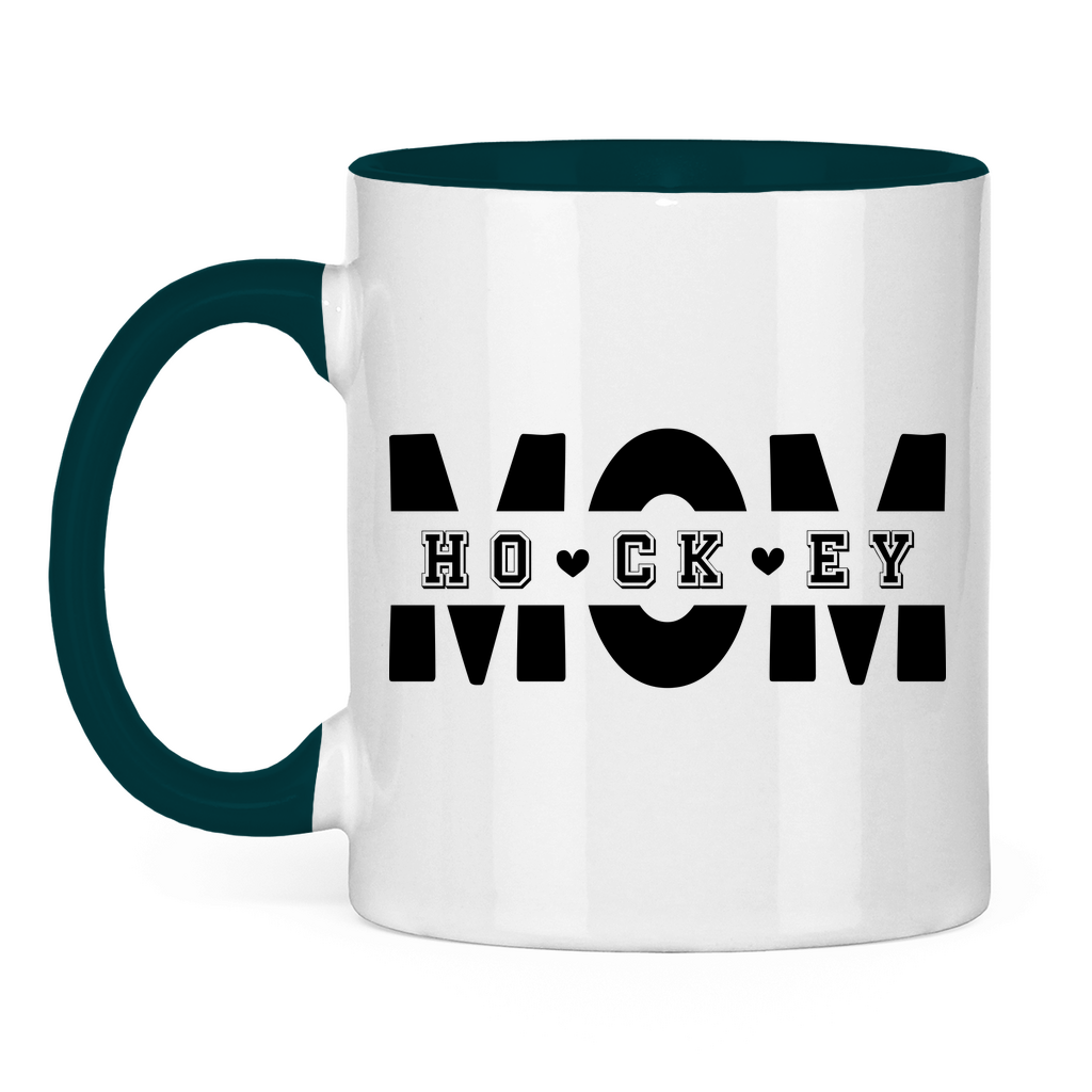 Tasse zweifarbig HOCKEYMOM