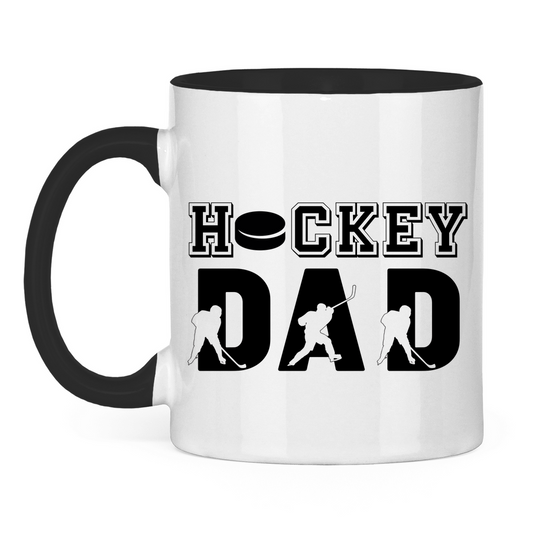 Tasse zweifarbig HOCKEYDAD SPIELER