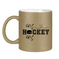 Glitzertasse HOCKEY MOM HEART
