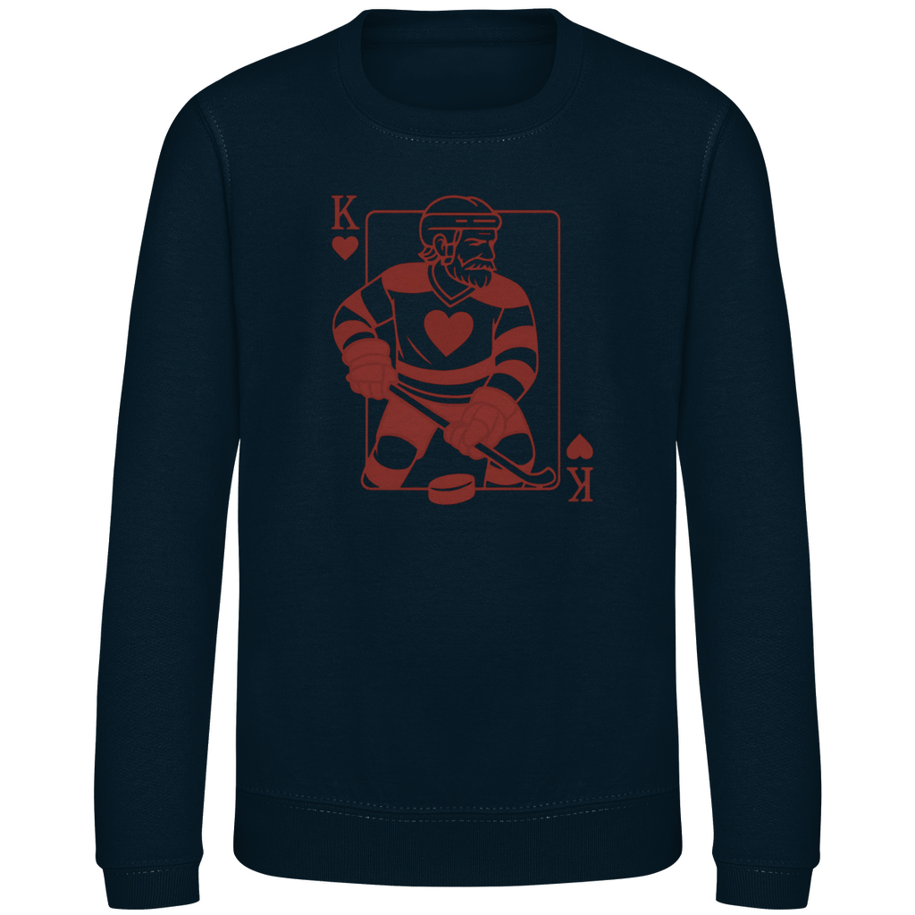 Kids Sweatshirt HOCKEY HERZKÖNIG