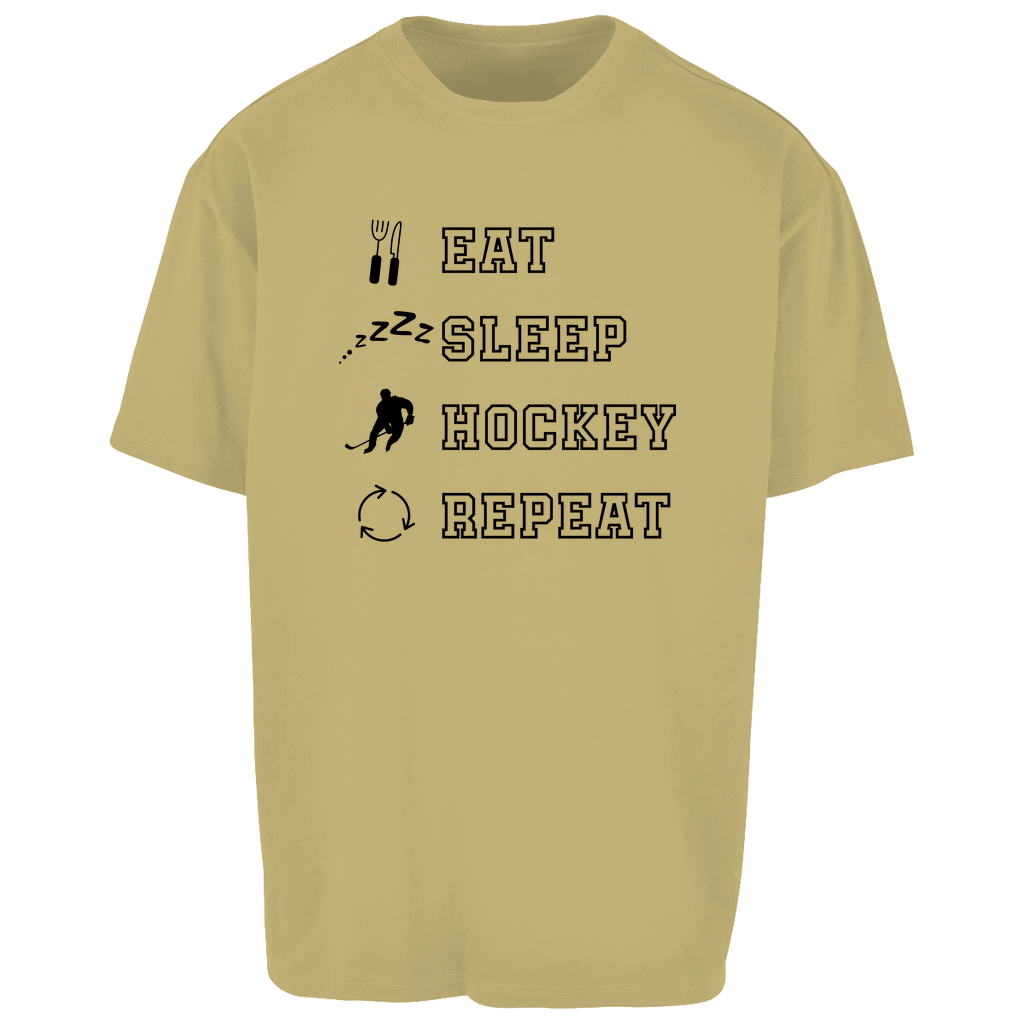 Oversize T-Shirt EAT, SLEEP REPEAT