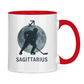 Tasse zweifarbig STERNZEICHEN SAGITTARIUS / SCHÜTZE