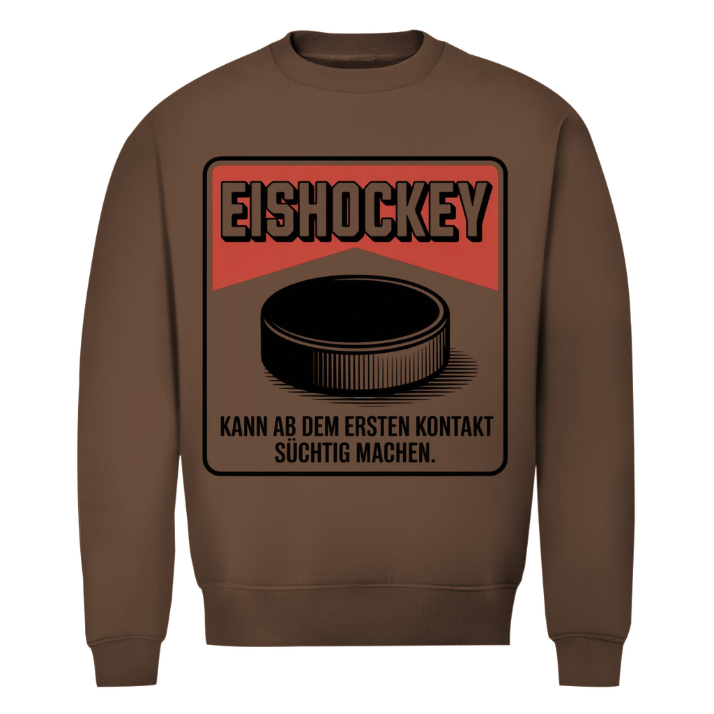 Unisex Sweatshirt  EISHOCKEY ZIGARETTENSCHACHTEL