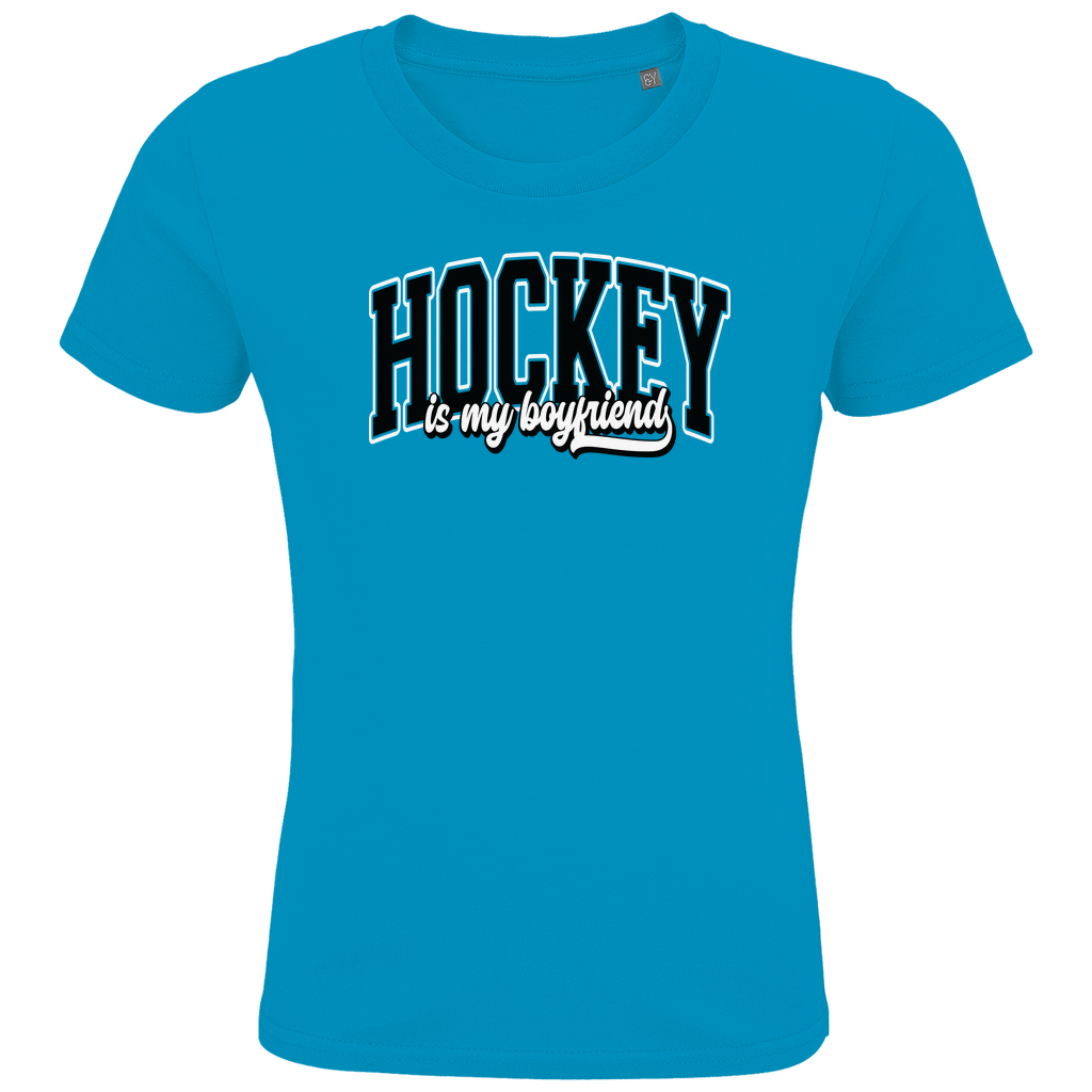 Kids T-Shirt HOCKEY IS MY BOYFRIEND