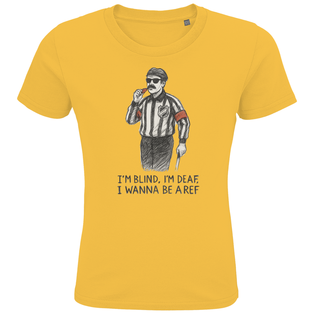 Kids T-Shirt WANNA BE A REF