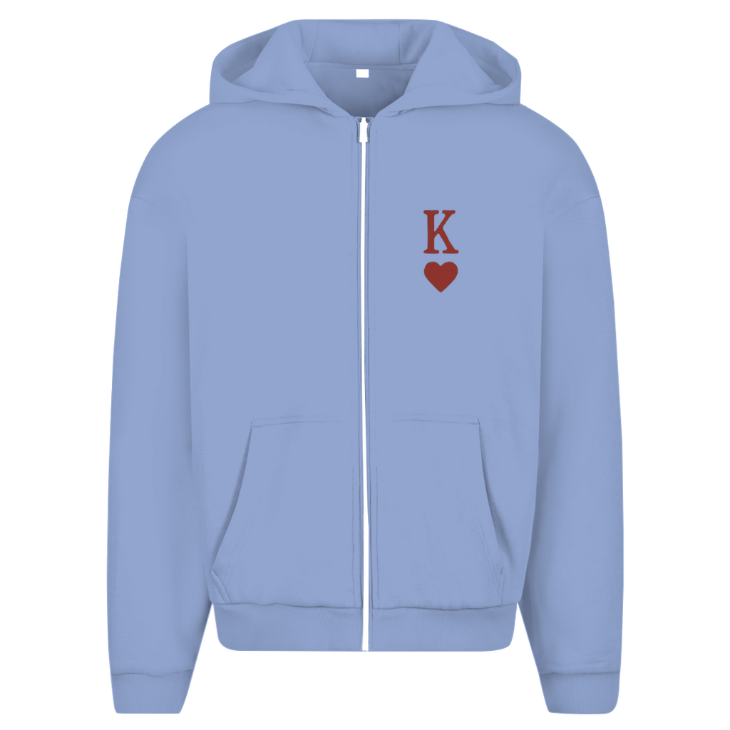 Oversize Zipper HOCKEY HERZKÖNIG (front&back)