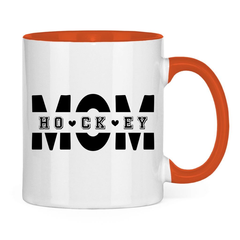 Tasse zweifarbig HOCKEYMOM