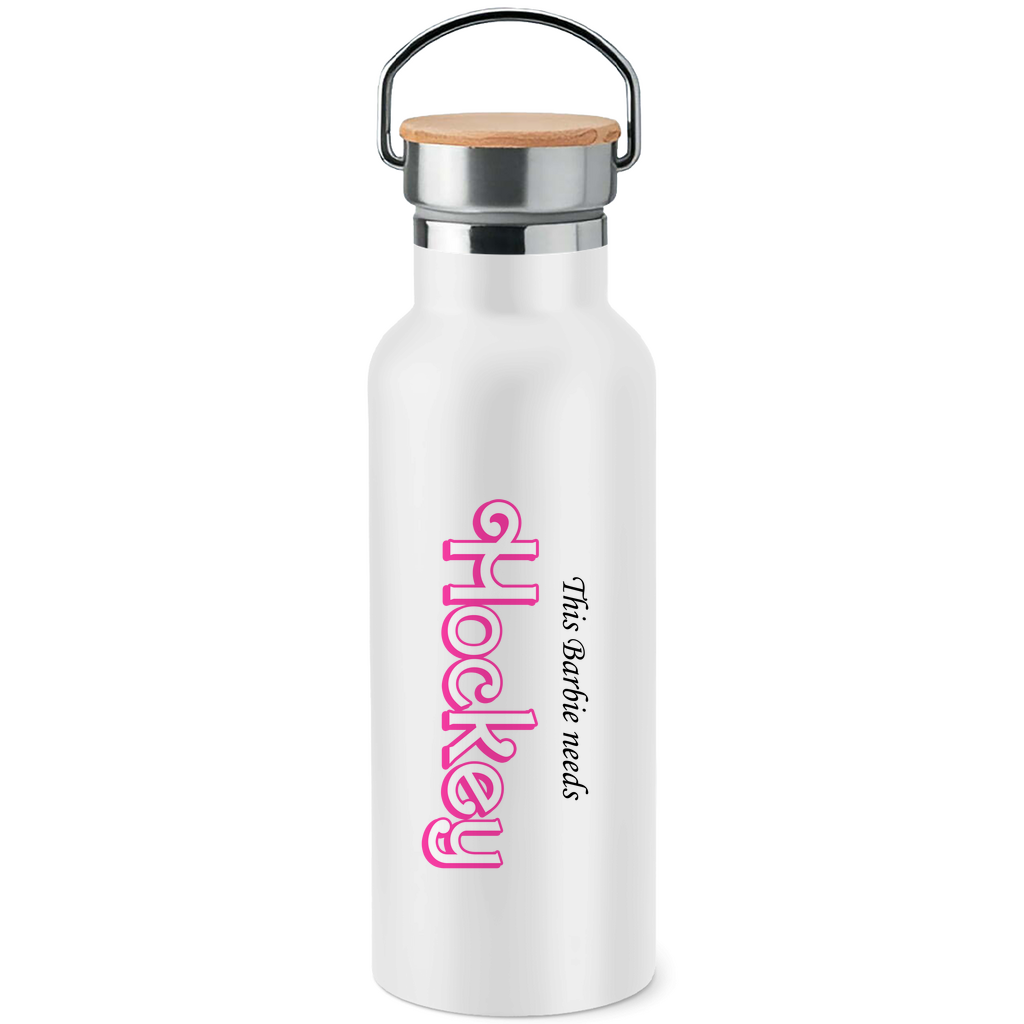Edelstahl-Trinkflasche BARBIE NEEDS HOCKEY