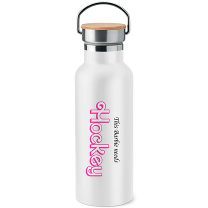 Edelstahl-Trinkflasche BARBIE NEEDS HOCKEY