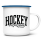 Emaille Tasse HOCKEY IS MY BOYFRIEND