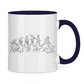Tasse zweifarbig BORN TO HOCKEY EVULUTION