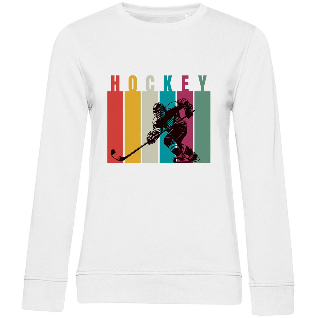 Ladies Sweatshirt COLOURFUL HOCKEYPLAYER