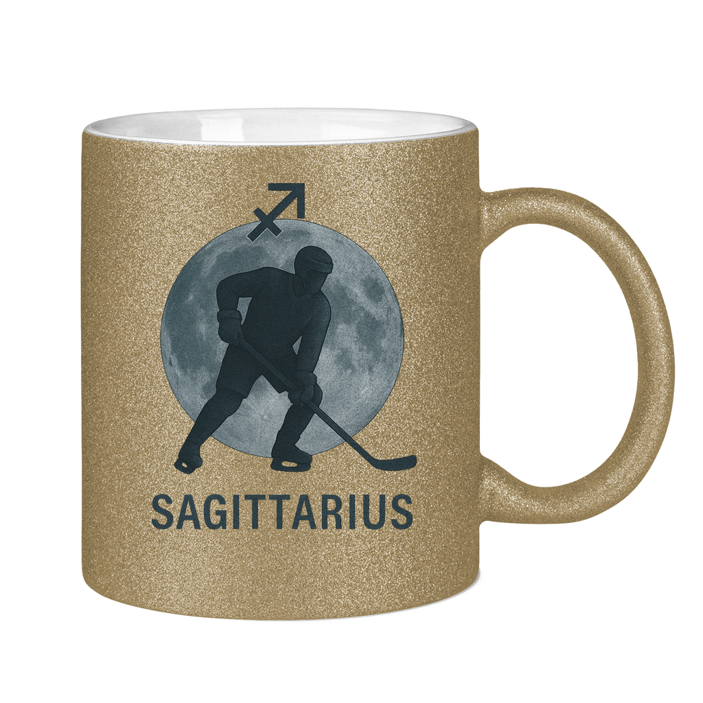 Glitzertasse STERNZEICHEN SAGITTARIUS / SCHÜTZE