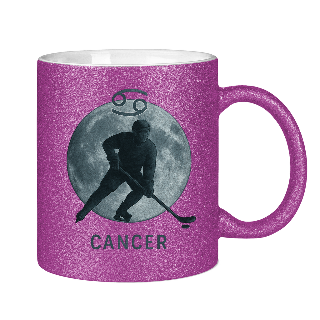 Glitzertasse STERNZEICHEN CANCER / KREBS