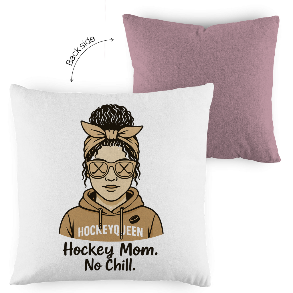 Kopfkissen zweifarbig HOCKEY MOM - NO CHILL