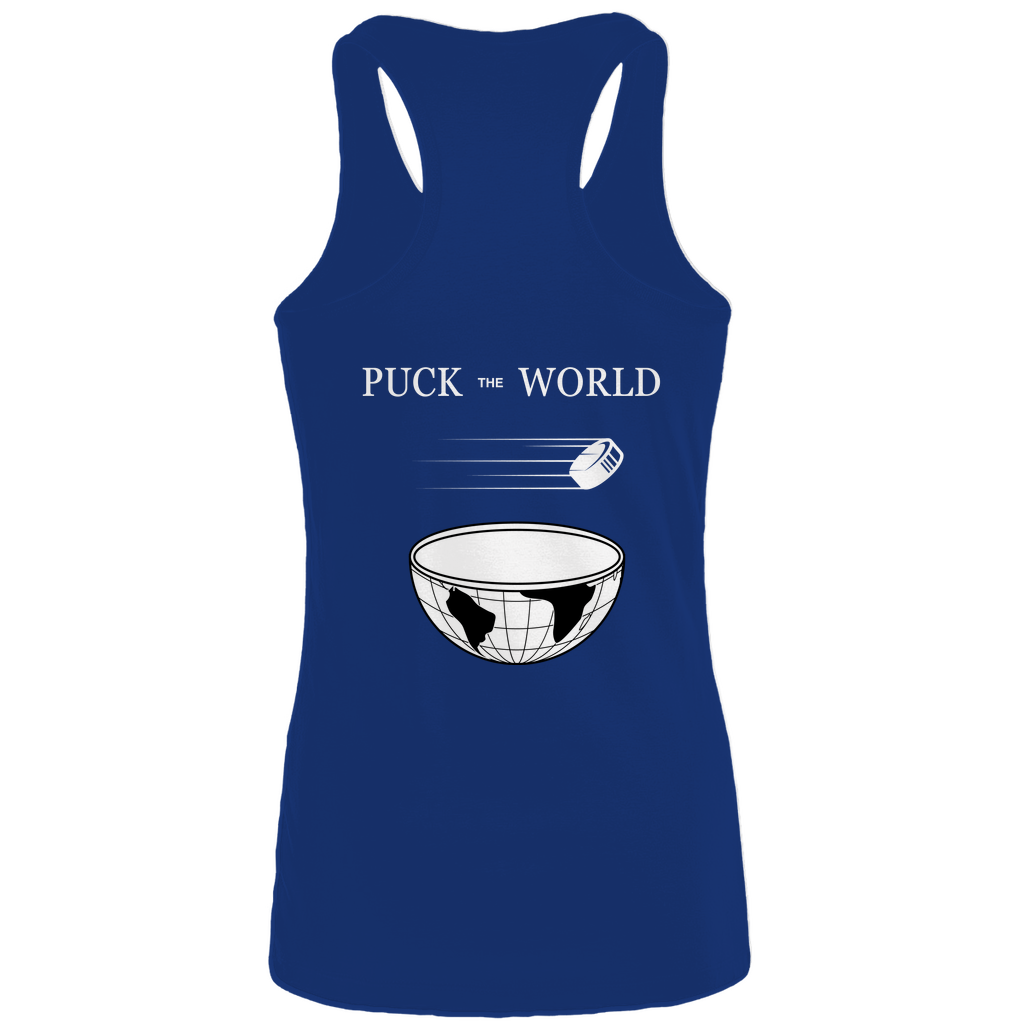 Ladies Tank Top PUCK THE WORLD (front&back)