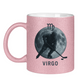 Glitzertasse STERNZEICHEN VIRGO / JUNGFRAU