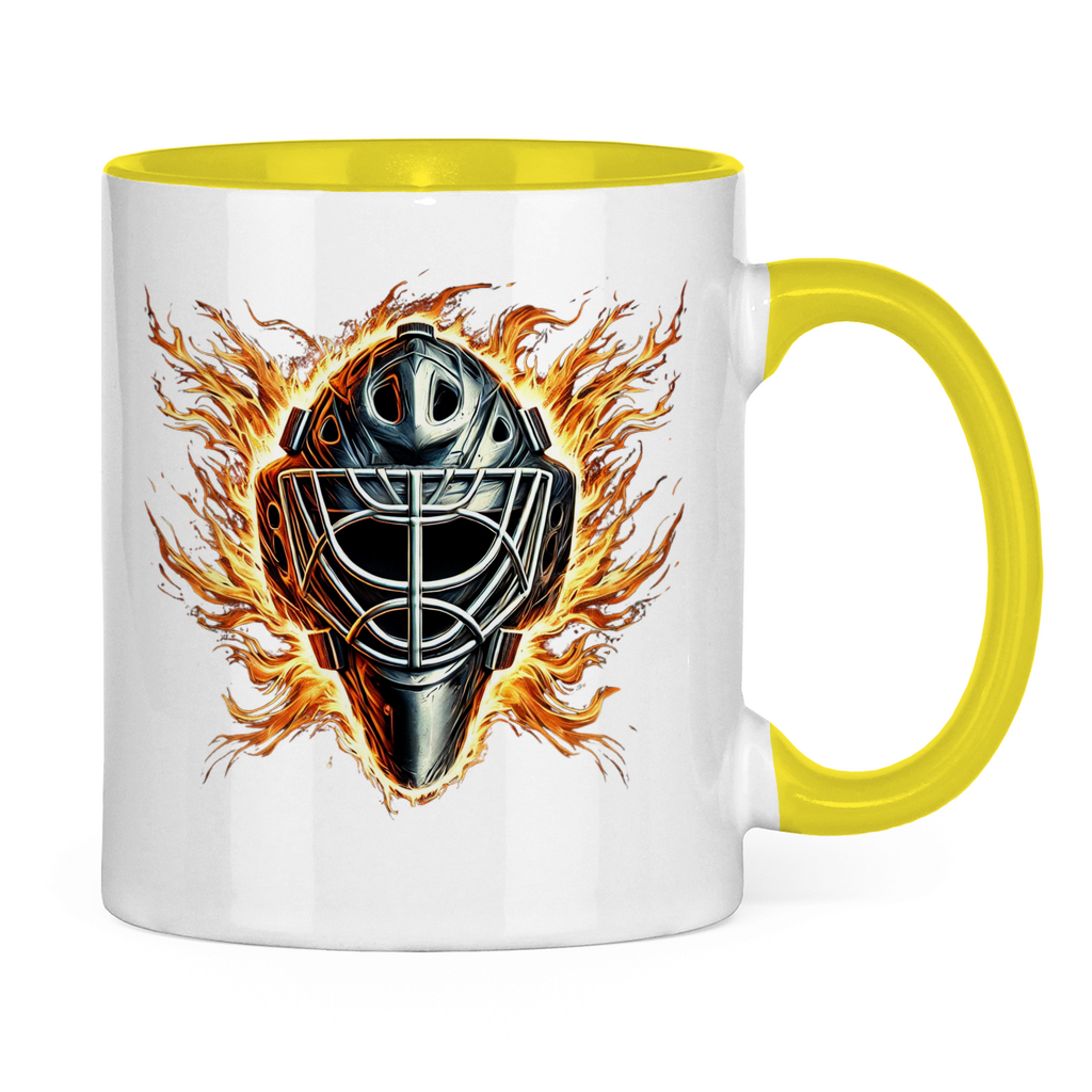 Tasse zweifarbig BURNING MASK