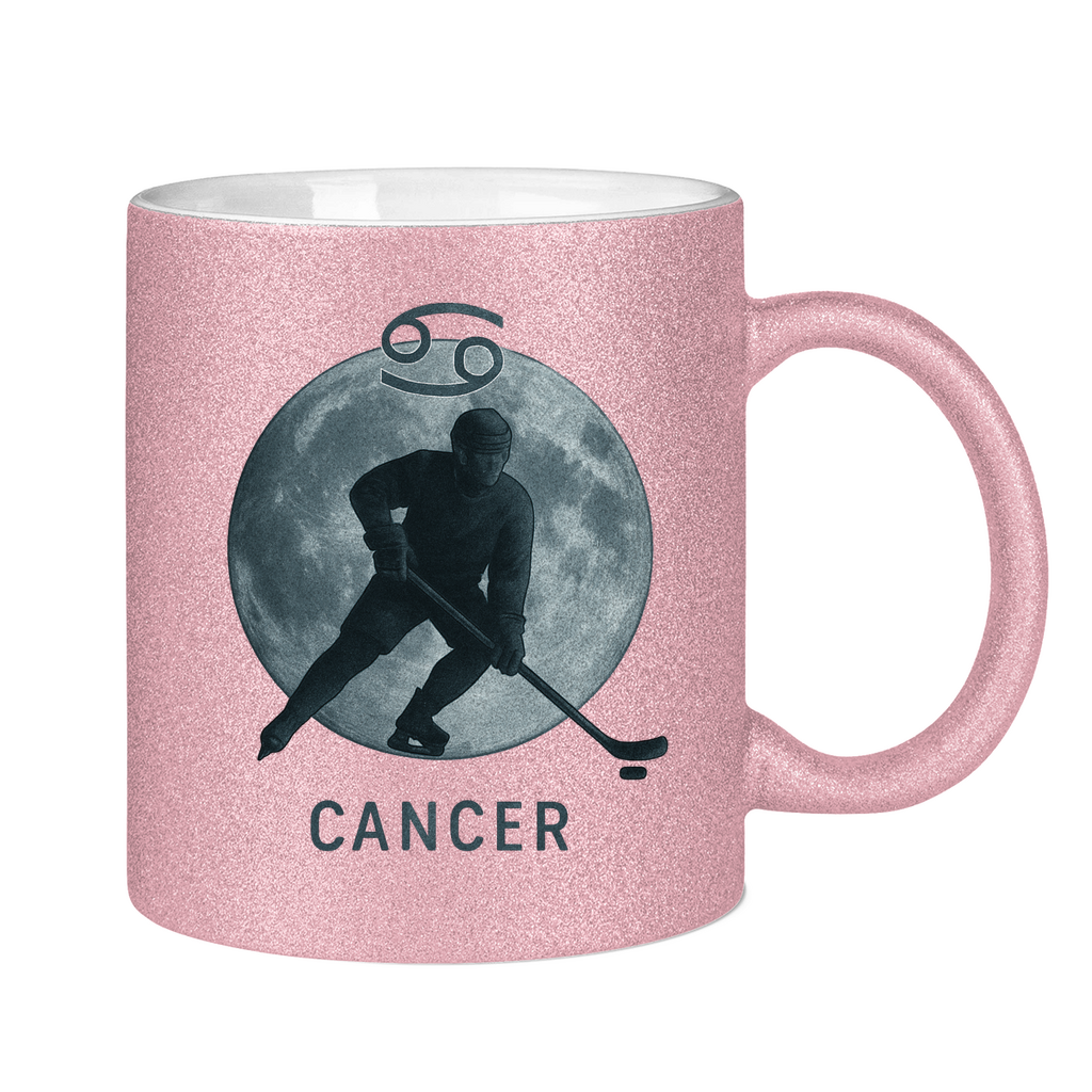 Glitzertasse STERNZEICHEN CANCER / KREBS