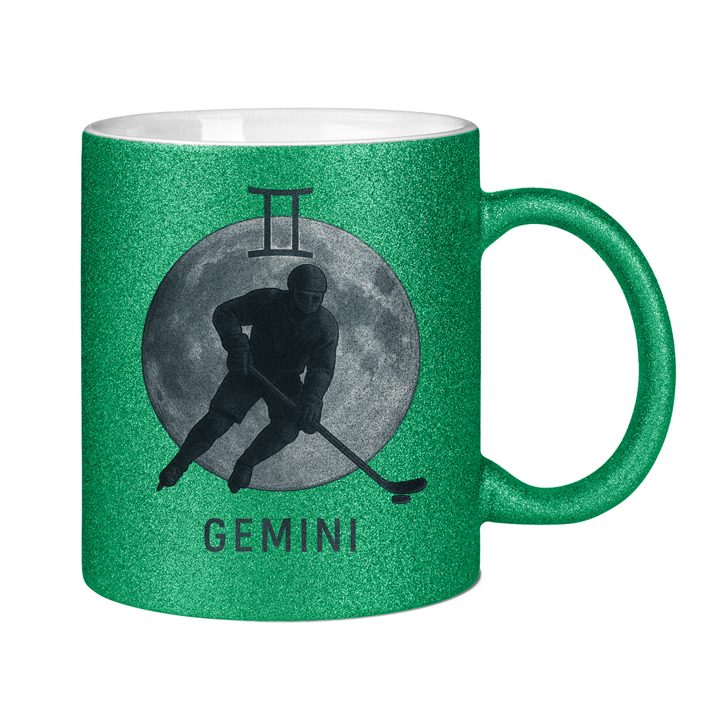 Glitzertasse STERNZEICHEN GEMINI / ZWILLING
