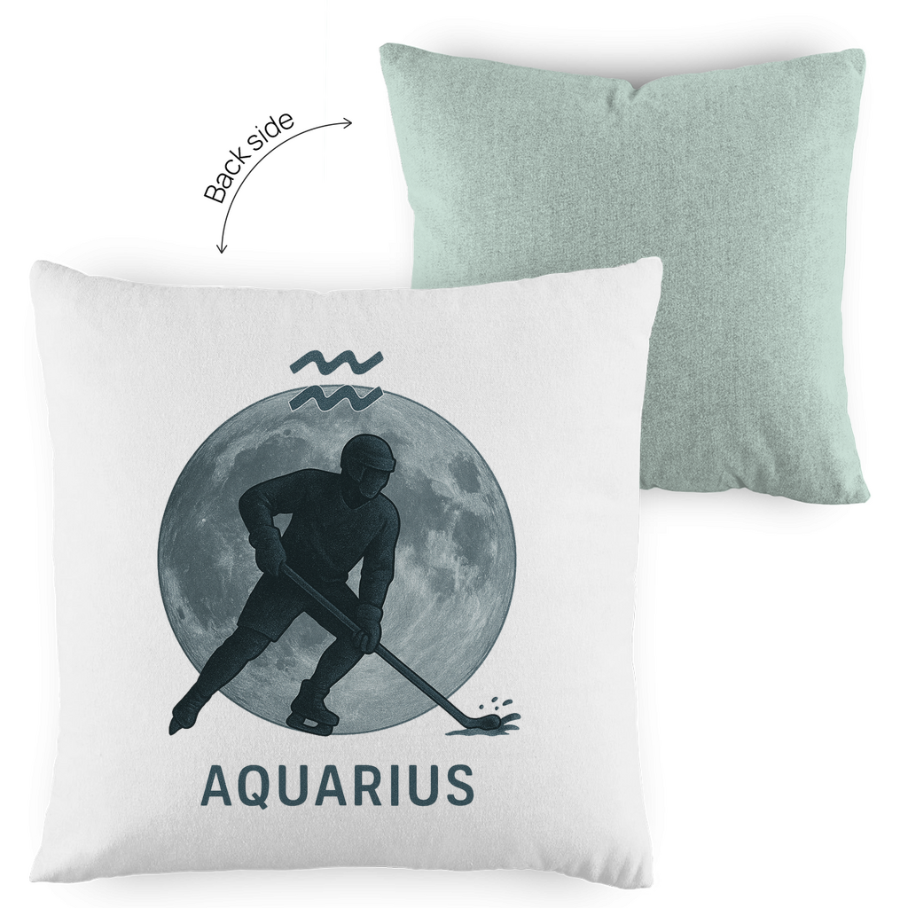 Kopfkissen zweifarbig STERNZEICHEN AQUARIUS / WASSERMANN