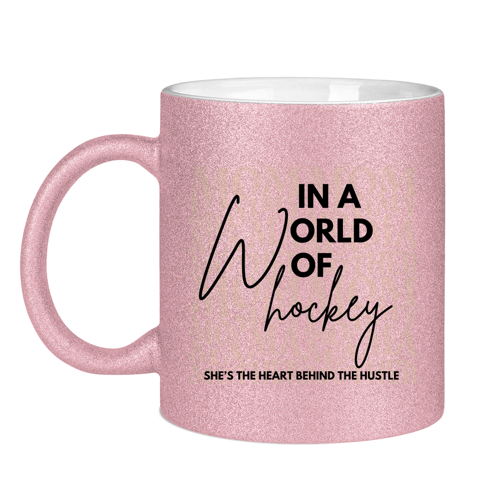 Glitzertasse WORLD OF HOCKEY - MOM