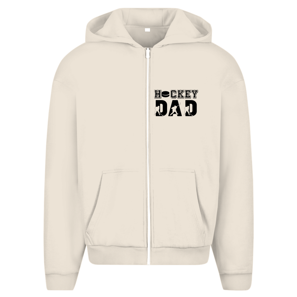 Oversize Zipper HOCKEYDAD SPIELER (front&back)