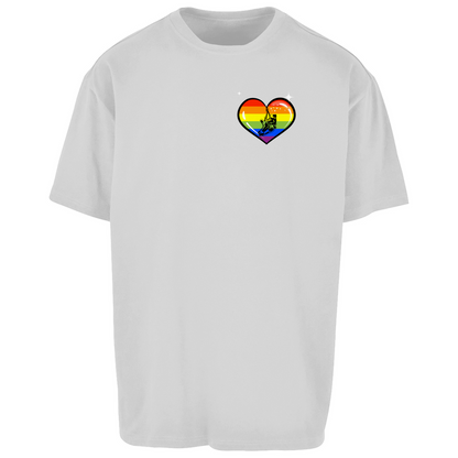 Oversize T-Shirt RAINBOW SKATE HEART