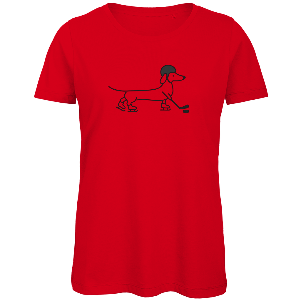 Ladies T-Shirt HOCKEY DACKEL
