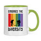 Tasse zweifarbig EMBRACE THE DIVERSITY