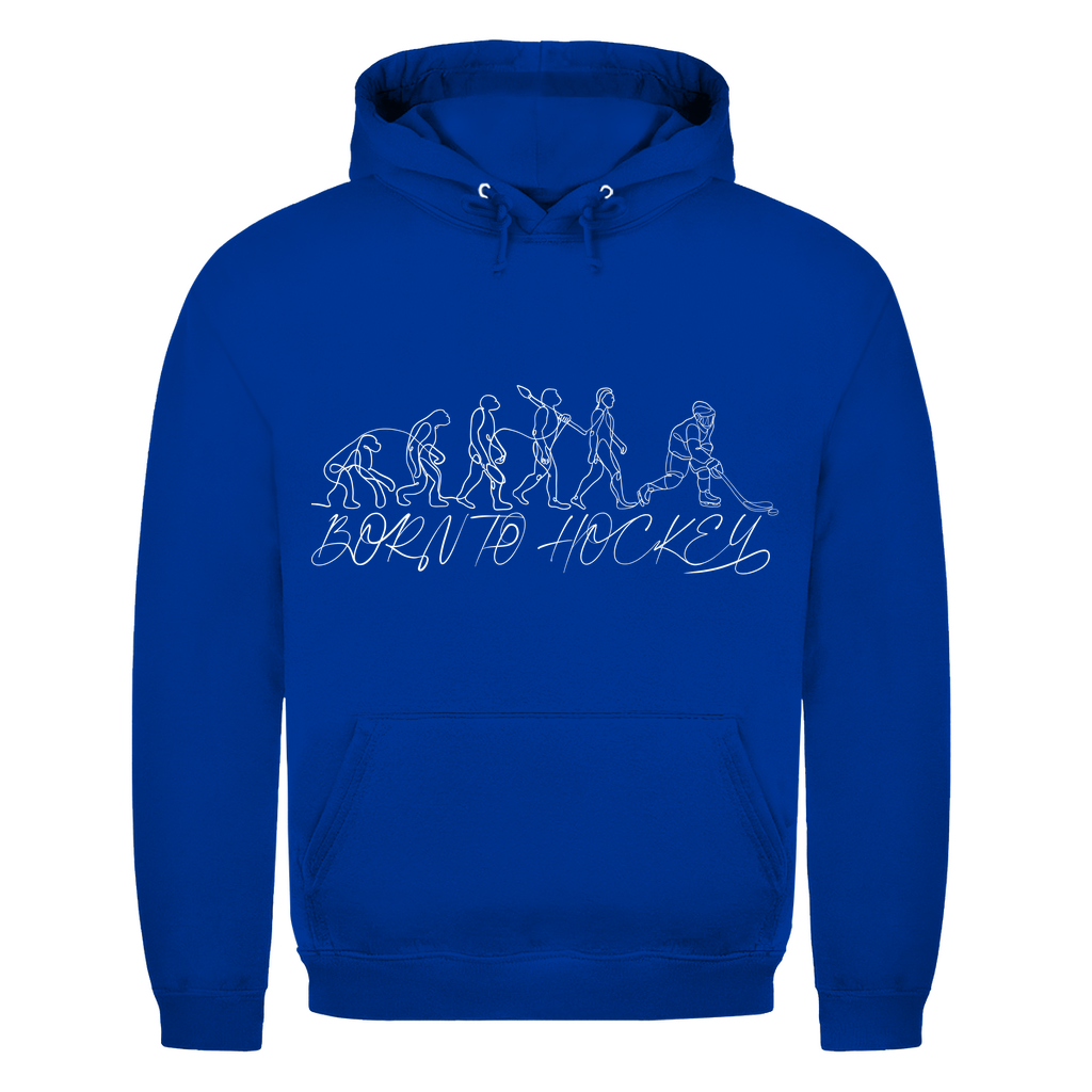 Unisex Hoodie BORN TO HOCKEY EVULUTION