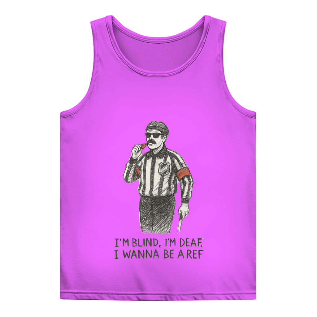 Ladies Tank Top WANNA BE A REF