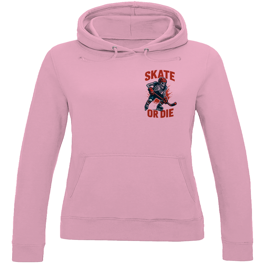 Ladies Hoodie HALLOWEEN SKATE OR DIE (front&back)