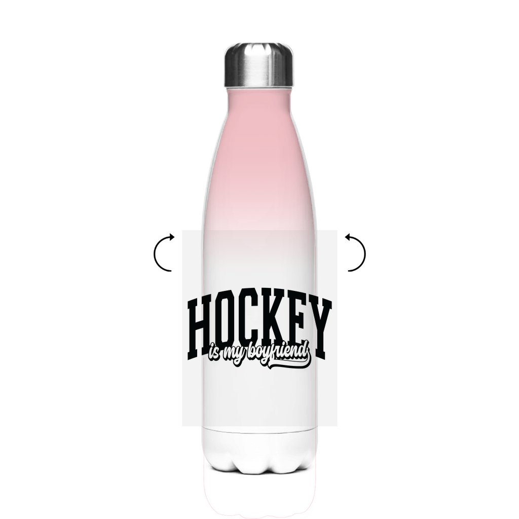 Edelstahl-Thermoflasche HOCKEY IS MY BOYFRIEND