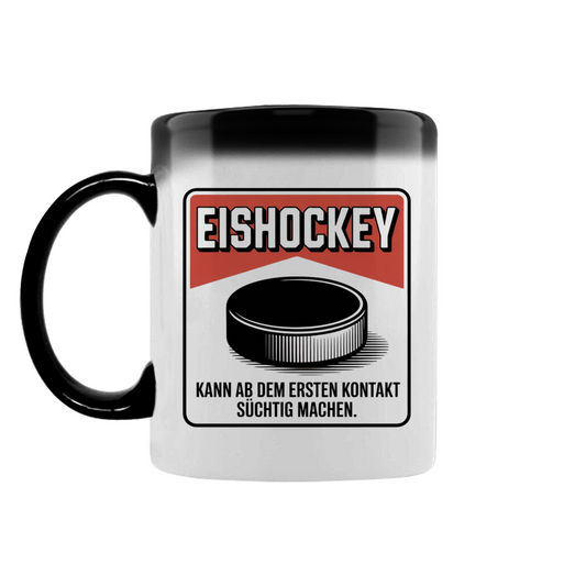 Zaubertasse  EISHOCKEY ZIGARETTENSCHACHTEL