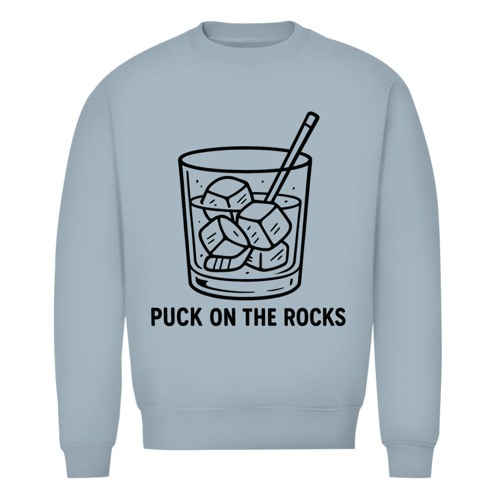 Unisex Sweatshirt  PUCK ON THE ROCKS