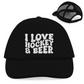 Retro Cap I LOVE HOCKEY & BEER
