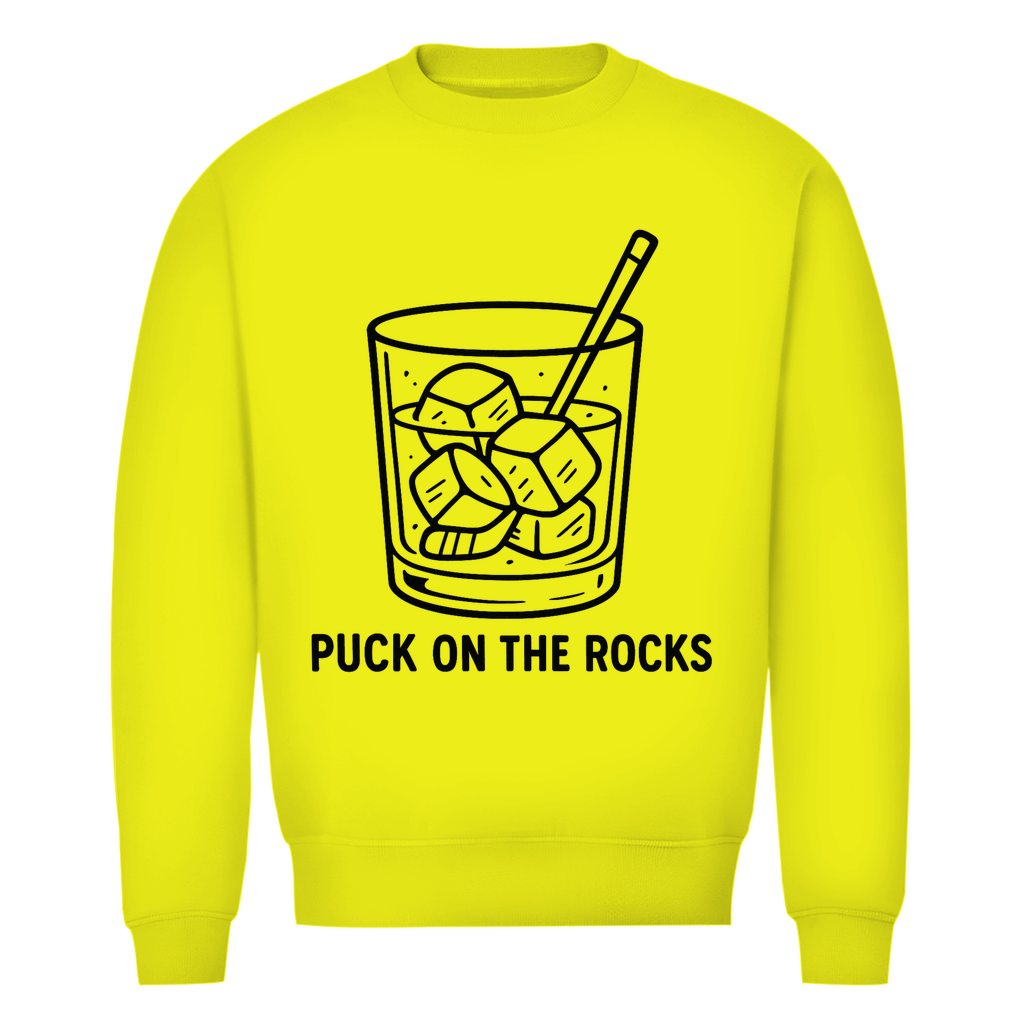 Unisex Sweatshirt  PUCK ON THE ROCKS