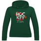 Ladies Hoodie HOCKEYMOM FLOWERS