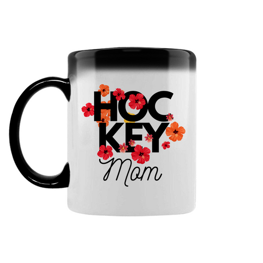Zaubertasse HOCKEY MOM FLOWERS