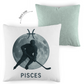 Kopfkissen zweifarbig STERNZEICHEN PISCES / FISCH
