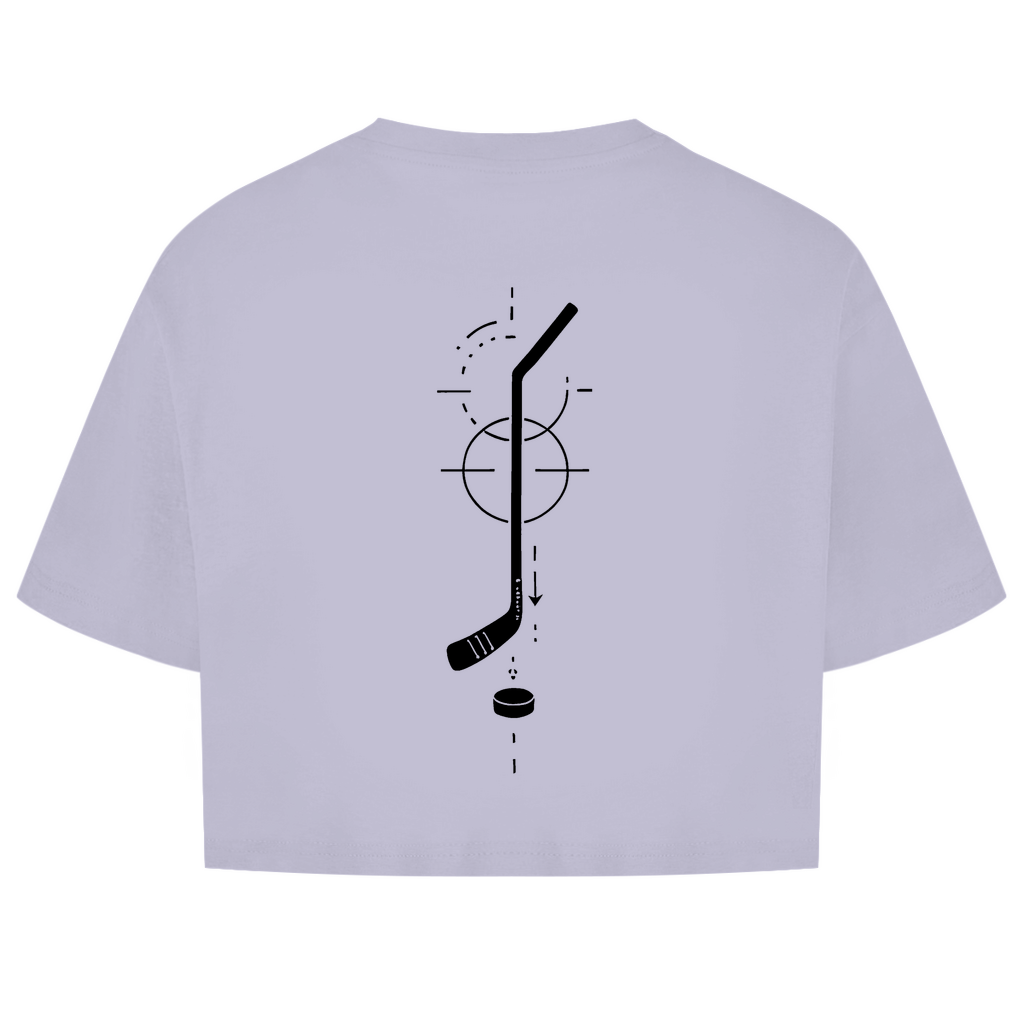 Ladies Crop Top HOCKEYSTICK MODERN (back)