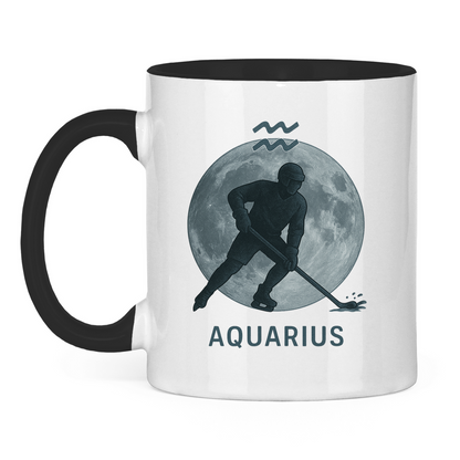 Tasse zweifarbig STERNZEICHEN AQUARIUS / WASSERMANN