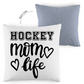 Kopfkissen zweifarbig HOCKEY MOM LIFE