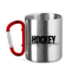 Edelstahltasse mit Karabinergriff HOCKEY LIFESTYLE