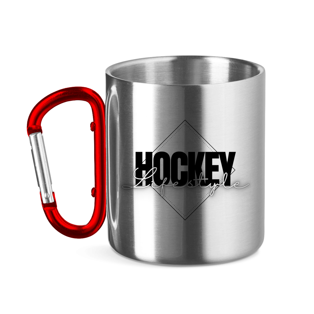 Edelstahltasse mit Karabinergriff HOCKEY LIFESTYLE