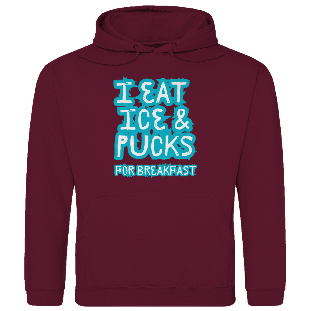 Unisex Hoodie ICE & PUCKS FOR BREAKFAST